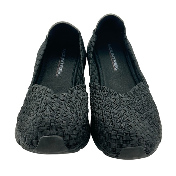 Mountrek SportShift Tour Woven‎ Skimmer Gore Black Comfort Slip On Shoes SZ 8 - Picture 2 of 12